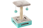 Arbre à chat Cya 1 Turquoise & Gris